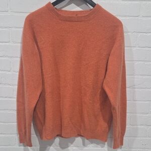 Orange Cashmere Sweater